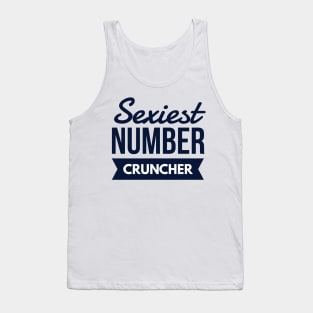 Accountant Sexiest Number Cruncher Tank Top